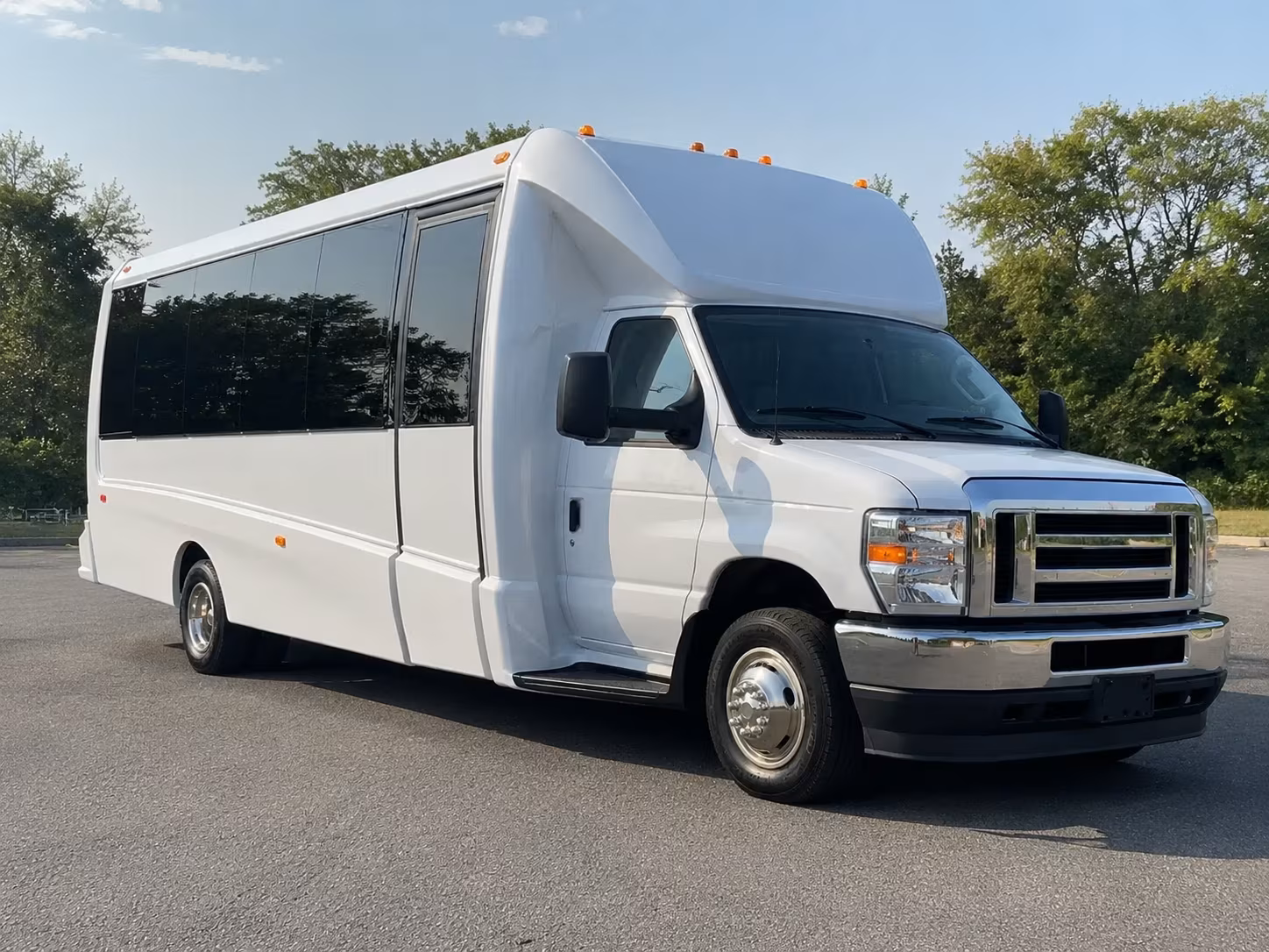sunrise wedding party bus rental